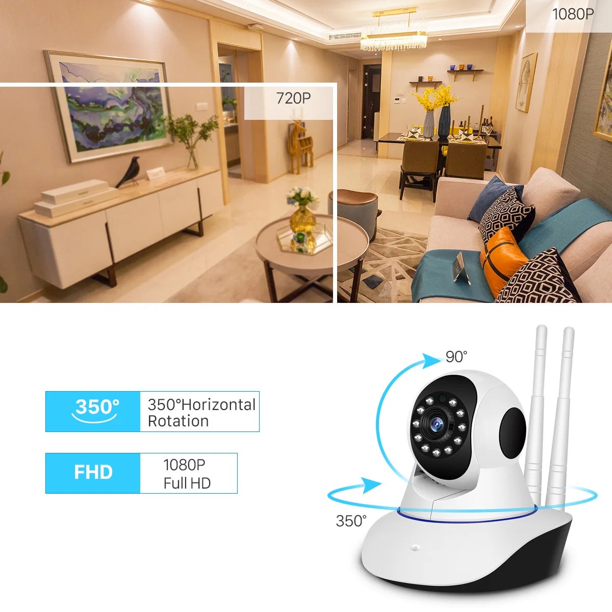 Cámara de Vigilancia Wifi Inteligente