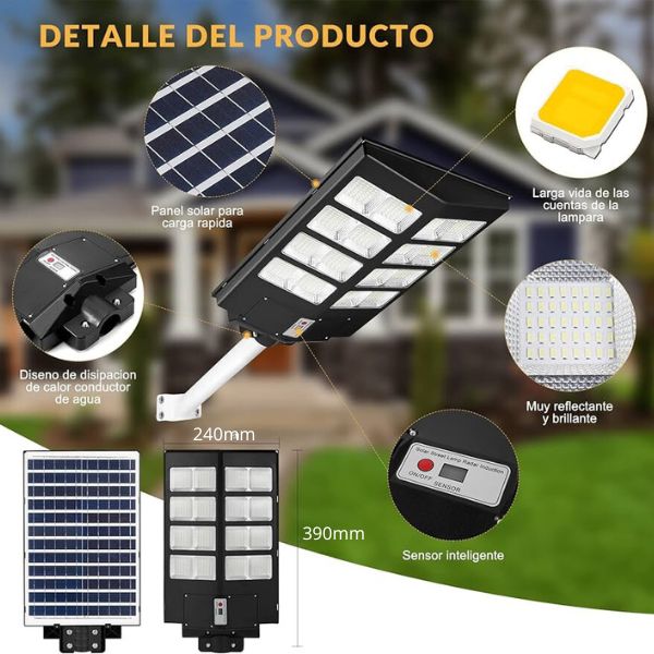 Lámpara Solar de Alta Potencia