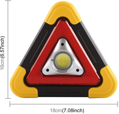 Triángulo Luz LED Emergencia Vial