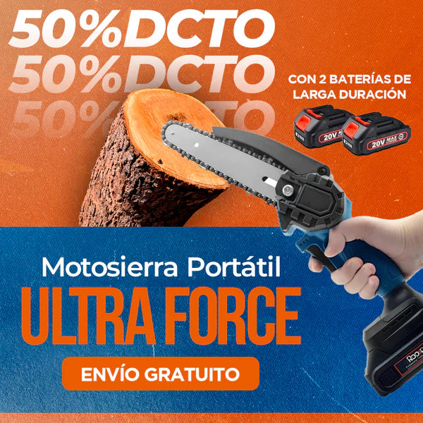 Motosierra Portátil Recargable Ultra Force