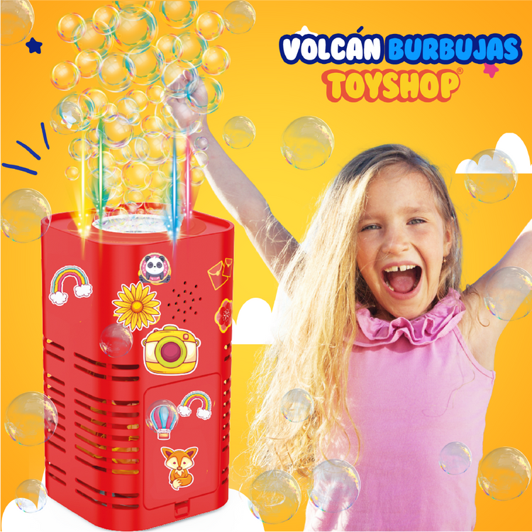 Máquina de Burbujas Volcán Juegos Artificiales